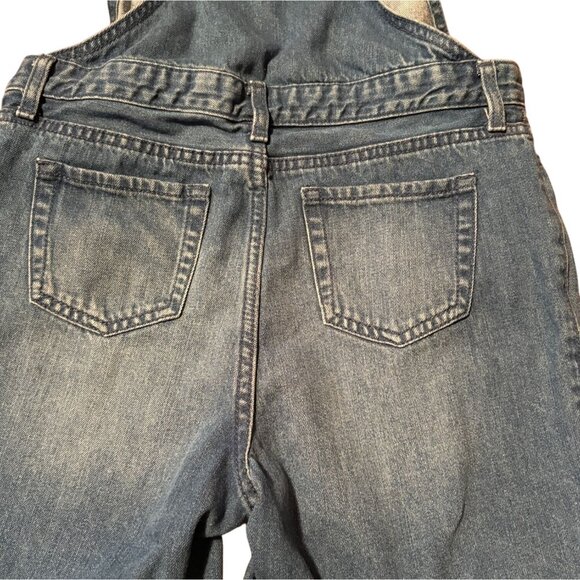 The Childrens Place-TCP-Girls Distressed Overalls-Shortalls-Blue-12-GUC - Picture 6 of 8